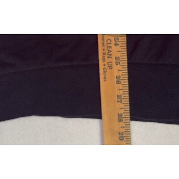 ADIDAS Originals Womens Sz L Black White Logo Cropped Hoodie Sweatshirt Pullover - Picture 6 of 11